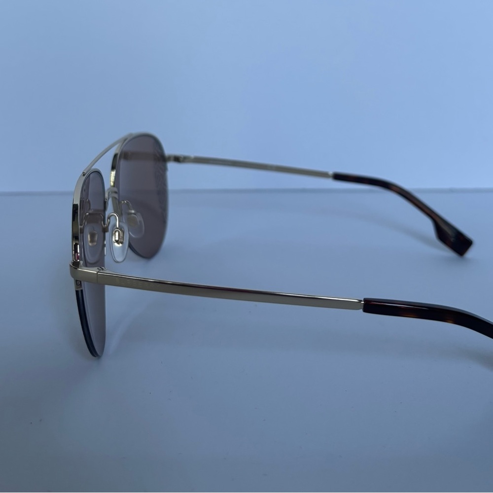 New Burberry Gold and Brown Sunglasses - Picture 2 of 5